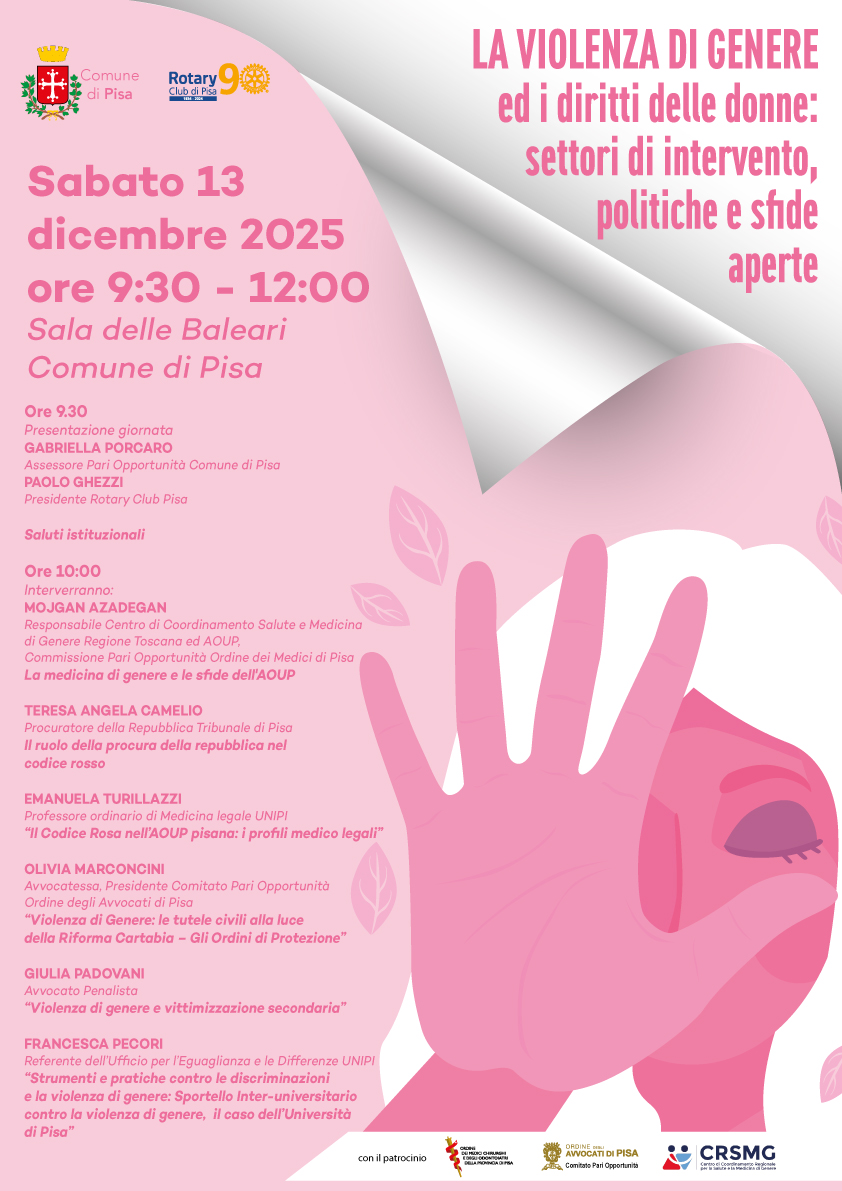 LA VIOLENZA DI GENERE ed i diritti delle donne: settori di intervento, politiche e sfide aperte – 13 dicembre 2025